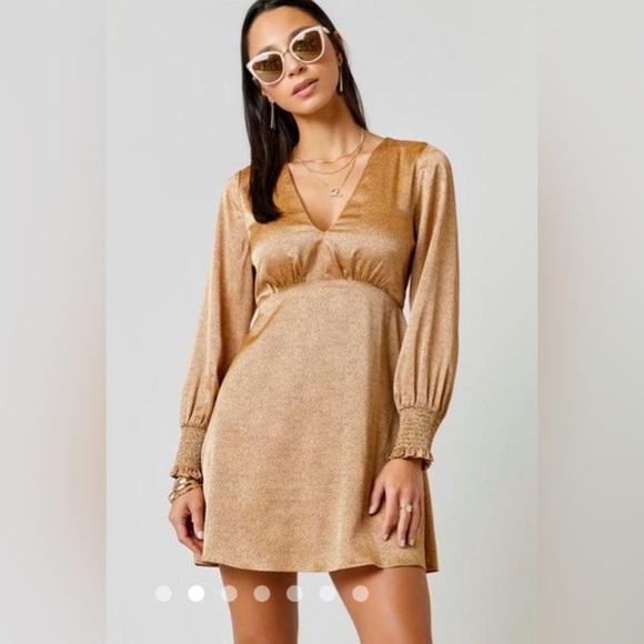 Franchescas Mi Ami Animal Print Baby Doll Dress - Picture 1 of 11